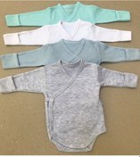 Resim Özdemirlitekstil Bebelino Çıtçıtlı Badi Kruvaze (4 Lü Paket) (456579509) Çok Renkli 