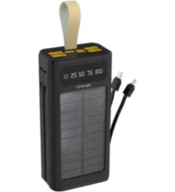 Resim P37 30000 Mah Güneş Enerjili Powerbank, Hızlı Şarj, Çift Usb Çıkışlı, Suya Ve Darbelere Dayanıklı Taşınabilir Şarj Cihazı-1462 BEYAZ 