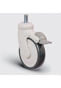 Resim EC05MBT100F Döner Civata Bağlantılı Frenli Plastik Maşalı 