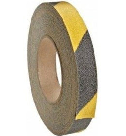 Resim Sarı Siyah Merdiven Ve Zemin Kaydırmaz Bant 25mm X 25mt 
