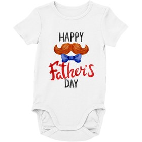 Resim Hepsimex Bebek Zıbın Happy Fathers Day Yazılı 