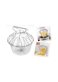 Resim Chef Basket Çok Fonksiyonlu Pratik Süzgeç Gümüş 