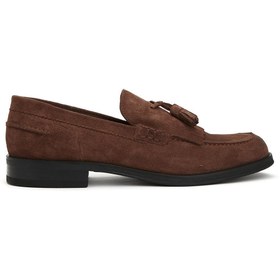 Resim George Hogg Icons Kahverengi Erkek Süet Loafer 