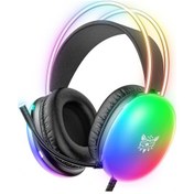 Resim Springsun Onıkuma X25 Rgb Işıklandırmalı Pc Oyun Kulaklığı - Ps4/ps5/mac/xbox Uyumlu, 50mm Sürücü, Gürültü Önleyici Mikrofon 