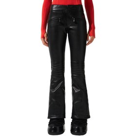 Resim Perfect Moment Aurora Mid Rise Flare Ski Pant Kadın Siyah Kayak Pantolonu 