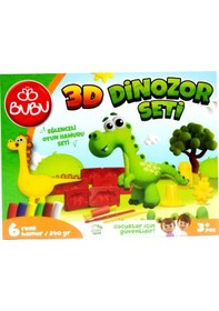 Resim Bubu 3D Dinazorlar Oyun Hamuru Kalıpları ve Oyun Hamuru Seti 