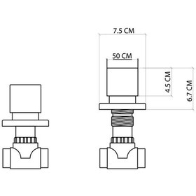 Resim Fsv-103 Ankastre Stop Valf Rose Diğer 