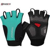 Resim Liangduo Shop Yeşil Stil Asya-Xl Darevıe Mtb Bisiklet Eldiveni Jel Yastıklı Darbeye Dayanıklı Nefes Yarım Parmak Bisiklet Eldiveni Hızlı Kapalı Başparmak Ter Silecek Bisiklet Eldiveni (Yurt Dışından) 