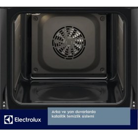 Resim EOF5C50BV Surroundcook Ankastre Katalitik Temizlemeli Beyaz Cam Fırın 