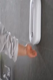 Resim KG-GOLDPAPER Xinda 1100 ml Hazneli Üstten Doldurmalı Sensörlü Pilli/elektrikli Sıvı Sabun Dispanser Aparatı 