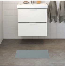 Resim IKEA 40x60 Cm Banyo Paspası Gri Ince 40x60 Cm Banyo Paspas Kaydırmaz 