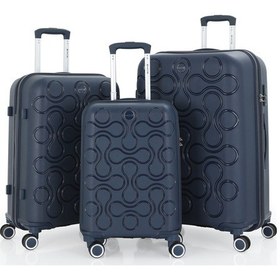 Resim Mçs Üçlü Polipropilen Valiz Seti V376 S23sy1000029-set 00008 Lacivert 
