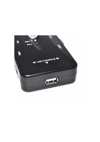 Resim Triline 4 Port Usb Kvm Switch 4Pc Tek Monitör Kontrol 