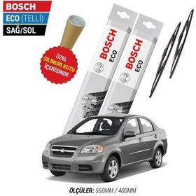 Resim Bosch Eco Chevrolet Aveo Sedan Silecek Takımı (2006-2011) 