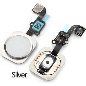 Resim Hatib Teknoloji Apple Iphone 6s Home Tuşu Orta Tuş Silver (Beyaz) 