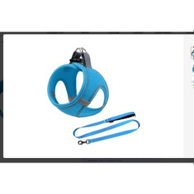 Resim Air Mesh 2'li Bundle Set Kedi Köpek Göğüs Tasması + Köpek Gezdir 