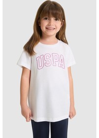 Resim U.s. Polo Assn. Kız Çocuk Beyaz Tişört Basic 50325631-vr013 
