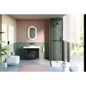 Resim VitrA Liquid A45124 Uzun Lavabo Sifonu, T Tipi, Krom 