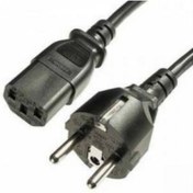 Resim Masaüstü Kasa Power Güç Kablosu Monitör Kablosu 0.75Mm 1.8 Metre 