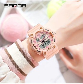 Resim Sunshine022 Sanda Erkek Kol Saati Spor Outdoor Klasik Trend Çift Elektronik Haftalık Takvim Hediye Mavi Kırmızı Diğer 