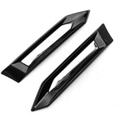 Resim Synodicmonth Nissan Note E13 2020 2021 Araba Krom Dış Otomatik Ön Tampon Spoyleri Yan Hava Çıkışı Dekoratif Şerit 