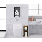 Resim Bk Home Doğal Masif Ahşap Tuvalet Kağıtlığı Ve Dekoratif Ahşap Si (551052463) Bk