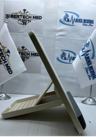 Resim BerTech MED AHŞAP TABLET TUTUCU (BÜTÜN TABLETLERE UYGUN) 