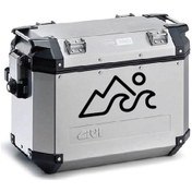 Resim Dağ Desenli Motosiklet Çanta Sticker Etiket Modeli - 2 