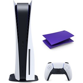 Resim Sony Playstation 5 Diskli Versiyon 825 GB Oyun Konsolu + Mor Kapak (İthalatçı Garantili) 