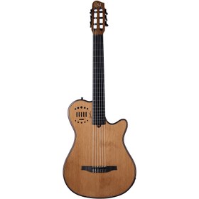 Resim Godin Multiac Mundial Grand Concert Mahogany Deluxe Elektro Klasik Gitar (Natural) 