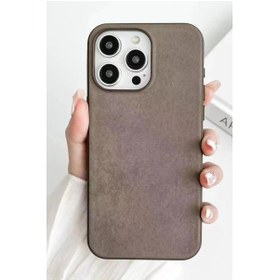 Resim artlab Art İphone 15 Pro Max Kılıf Karen Magsafe Kapak - Kahverengi Lab 