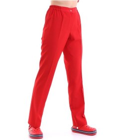 Resim Kadın Alpaka Pantolon - 18 Kırmızı-6836 