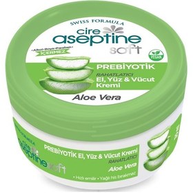 Resim Cire Aseptine Soft Prebiyotik Aloe Vera İçerikli El Yüz ve Vücut Kremi 30 ML 