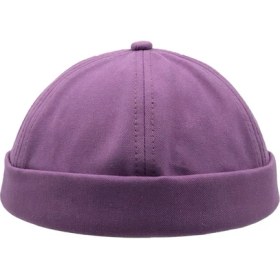 Resim Xphone Store Retro Keten Şapka - Mor (Yurt Dışından) 