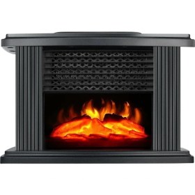 Resim 1000W Elektrikli Şömine Isıtıcı Uzaktan Kumanda Şömine Elektrikli Alev Dekorasyonu Taşınabilir Alan Isıtıcı Bize Fiş (Yurt Dışından) 
