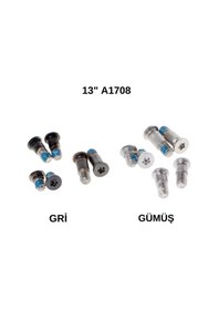Resim Apple Uyumlu MacBook Pro 13inç A1708 İle Kapak Vidaları Screw Touchbarsız Model 