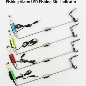 Resim Yüksek İndeksli Plastik Balık Tutma Göstergesi, Carp Swingers Anti-Kir, Taşınabilir Olta Aksesuarı, LED Hafif Balık Tutma Alarmı, Carp Swingers için Şarj Edilmemiş Güç Modu ile 