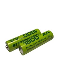 Resim Aa Sıze 1800 Mah Ni-mh Şarjlı Pil Micron 2 Adet 1800 Mah Gerçek Kapasite 