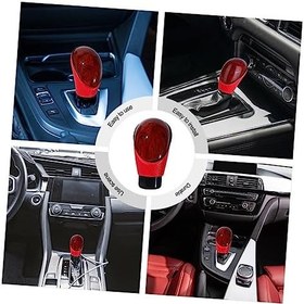 Resim ibasenice Araba Dişli Kafası Otomatik Vites Kapağı Vites Topuzu Kolu Vites Kolu Kafası Otomatik Vites Kolu Araç Vites Kolu Araba Değiştiren Sopa Otomatik Tutamak Bariyer Evrensel Plastik 