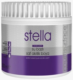 Resim Stella Su Bazlı Saf Akrilik Boya Beyaz 500ml 