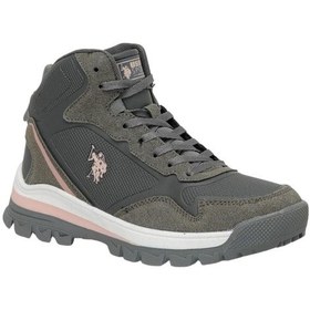 Resim U.S. Polo Assn. U.s Polo Assn Sagan Hi 3pr Gri Kadın Outdoor Bot 001 