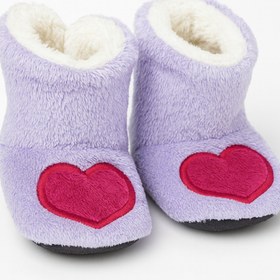 Resim pufien Çocuk Panduf, Bebek Ev Botu, Hayvan Desenli Sevimli Nakışlı Bebek Panduf 