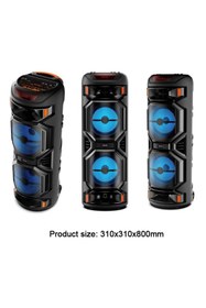 Resim a+ anyplus BÜYÜK BOY KABLOSUZ MİKROFONLU ŞARJLI HOPARLÖR KARAOKE BLUETOOTH SPEAKER 
