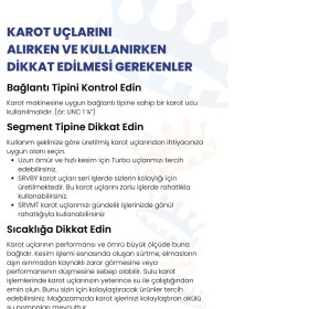 Resim Servet Makina Ø170 x 450MM Srvmt Karot Ucu 