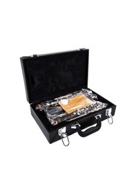 Resim Helena Mia Hmcl345e Profesyonel Sol Klarnet Abanoz Gövde Gümüş 