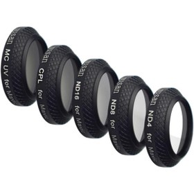 Resim Profisher DJI Mavic Pro Lens Filtre 5 li Set UV CPL ND4 ND8 ND16 