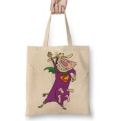 Resim Baskı Dükkanı Super Vaca Bez Çanta Uzun Saplı 