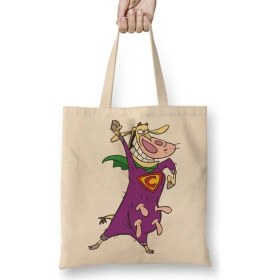 Resim Baskı Dükkanı Super Vaca Bez Çanta Uzun Saplı 