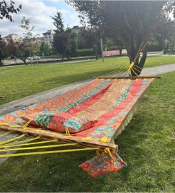 Resim İstanbul Hamak - Elegante - Desenli Çok Renkli Kumaş Hamak 