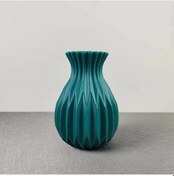 Resim Ximistore9 Dayanıklı Pp Plastiği Vazo, Su Bitkileri İçin, İçe Boşluklu, Modern Dekor, 17 Cm Yükseklik Yeşil 